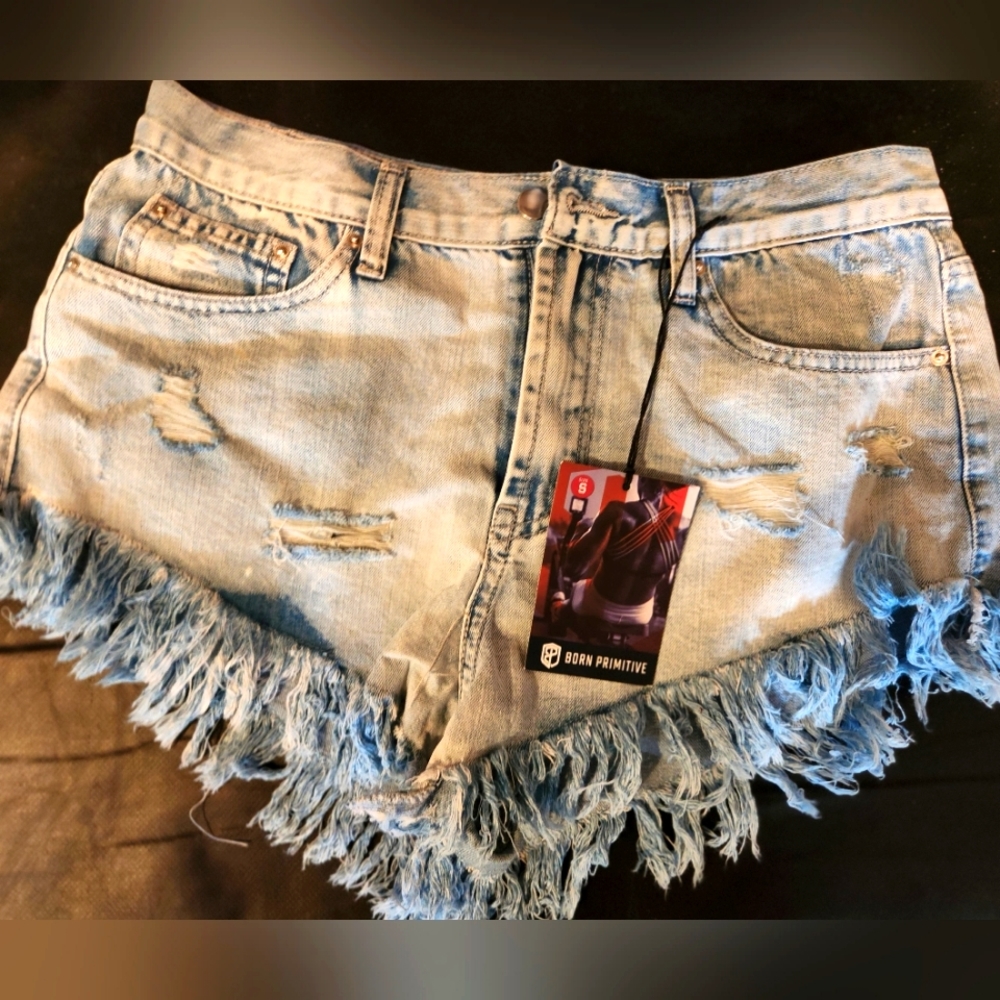 Born Primitive jean shorts size S